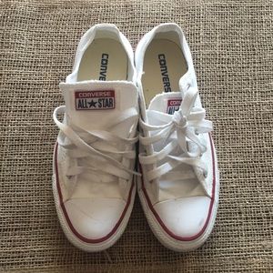 White low top converses