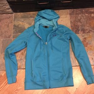 Semi-fitted UA zip hoodie