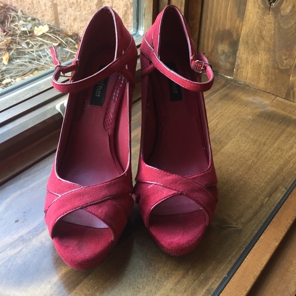 Sexy Red Suede Heels