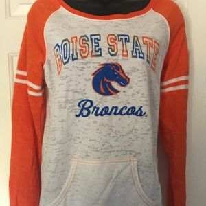 Boise State Broncos pull over sweater lightweight