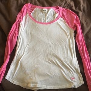 Pink vs long sleeve shirt