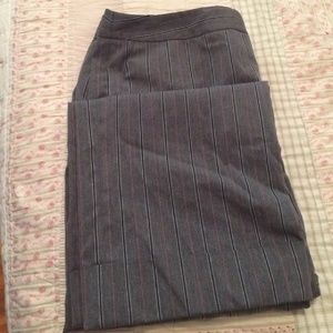 Pinstripe dress pants