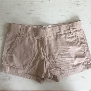 J.CREW Khaki 💯% cotton Chino broken in shorts S6