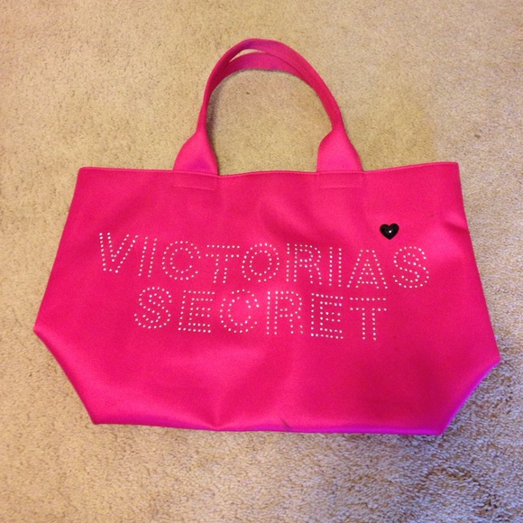 Victoria secret satin pink bag