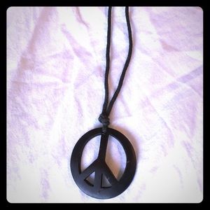 Peace sign necklace!