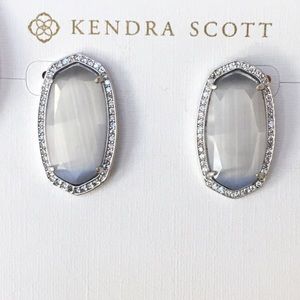 *READ* Kendra Scott Elsie Luxe Slate earrings