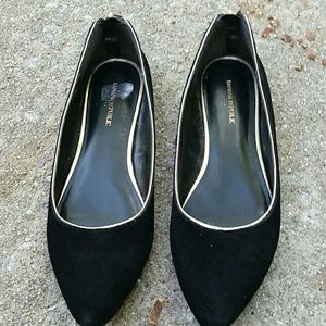 Banana Republic black flats women's sz 7