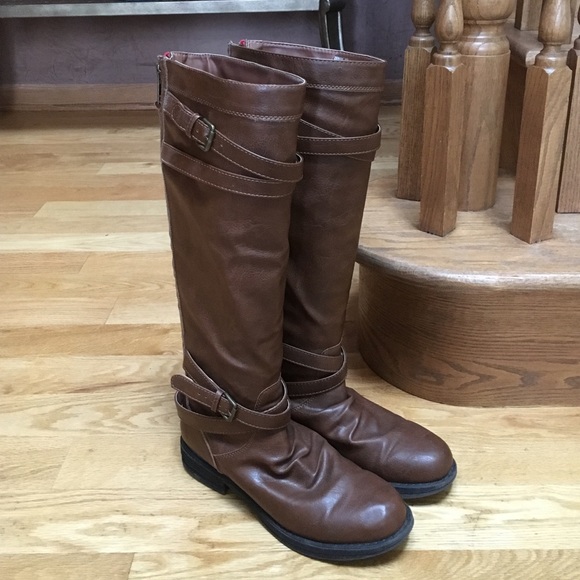 Madden Girl Brown Knee boots