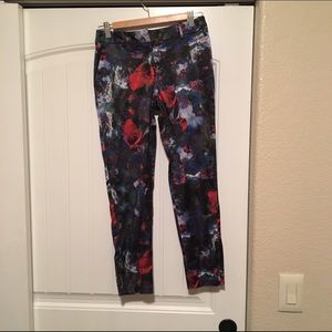 High wasted printed pants