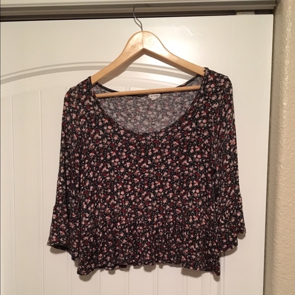 Peplum floral top