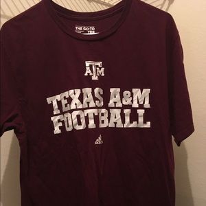 Adidas Texas A&M Football Tee