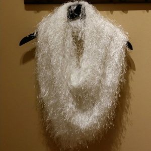 White Infinity Scarf