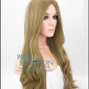 26" Medium Blonde Synthetic Fashion Wig