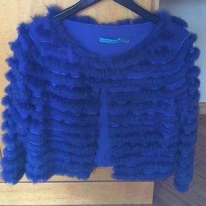 Alice + Olivia Short Fur Jacket