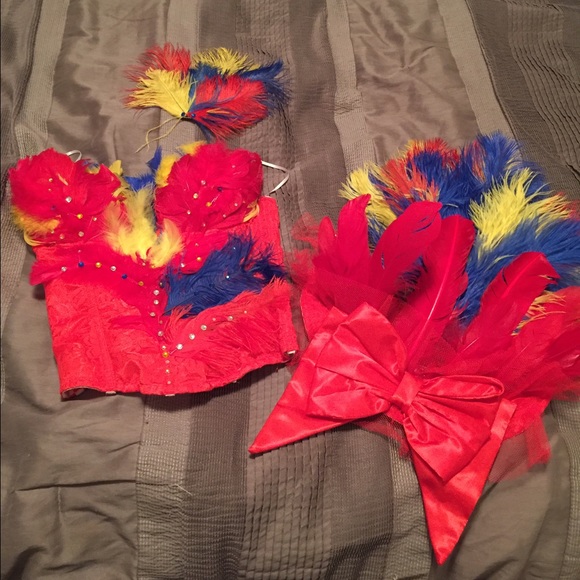 Parrot corset costume