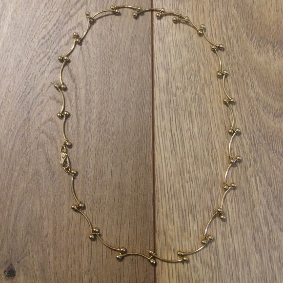 Gold tone necklace