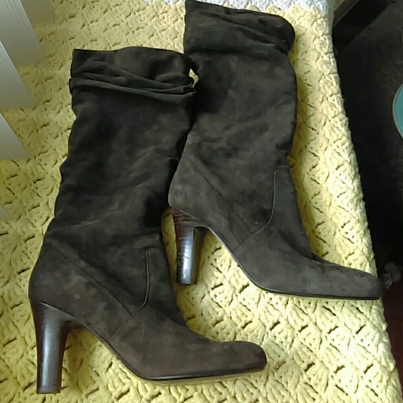 Nine West Leather healed boots - Picture 1 of 2