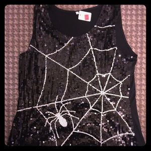 Sequin Halloween tank top