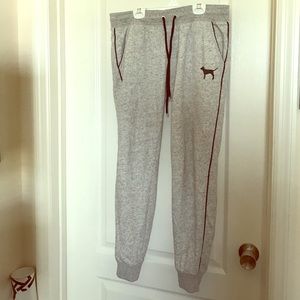 Pink by Victoria's Secret fitted ankle sweat pants