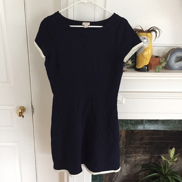 J. Crew navy dress