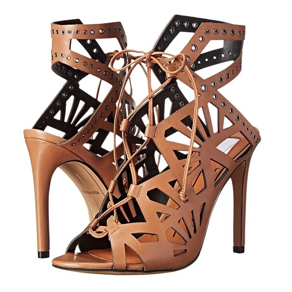 Dolce Vita leather cut out heel sandal