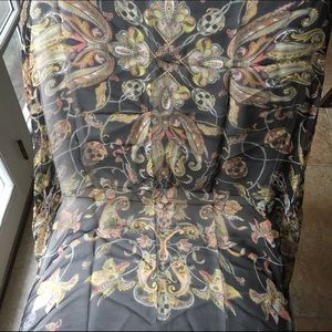 Alexander McQueen chiffon silk scarf
