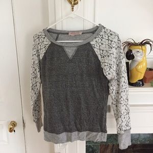 Philosophy lace raglan pullover