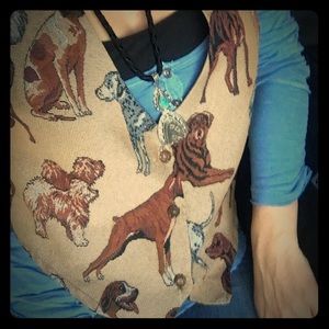 🐩Vintage Dog Lover Best In Show Tapestry  Vest