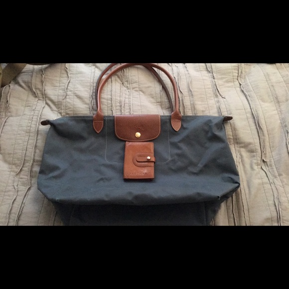 Longchamp large tote and wallet