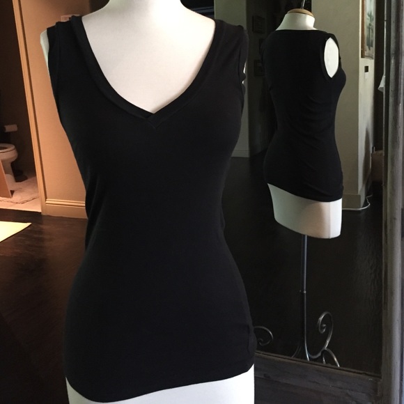 Michael stars black tank top (one size fits most)