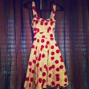 🍒Vintage 50's style cherry dress!!🍒