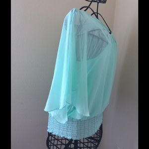 Beautiful blouse with soft under chemise attached