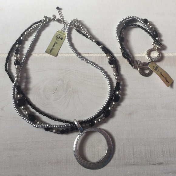 Premier Designs Jewelry - Premiere Designs Night Life Necklace Bracelet SET