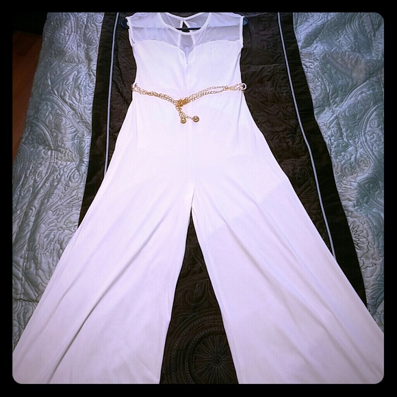 One piece bell bottom pants jumpsuit