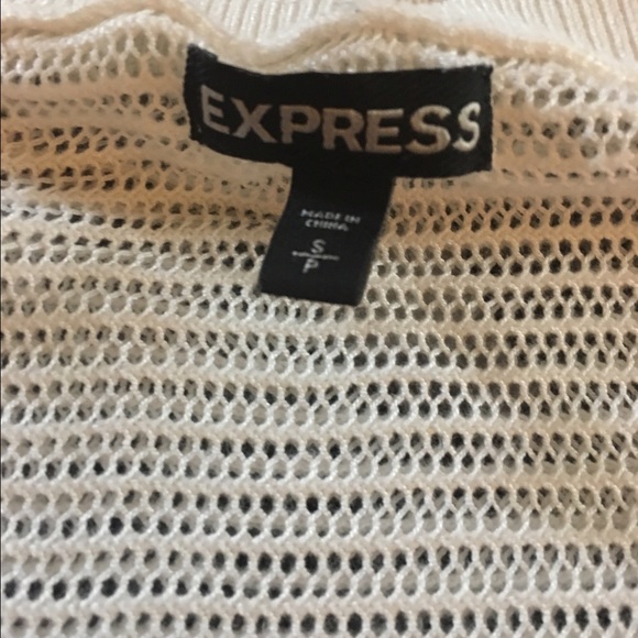 Express size small mesh sweater