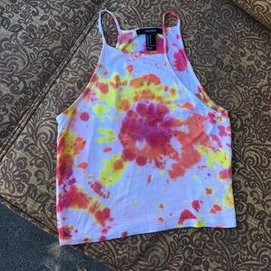 Tie dye crop top!!