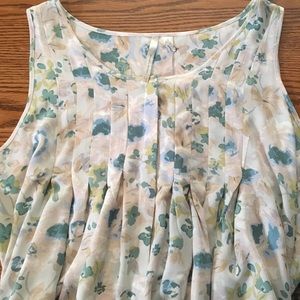 Cute Floral Button-Up Top