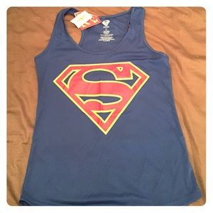 New with tags women's superman tank top - size M