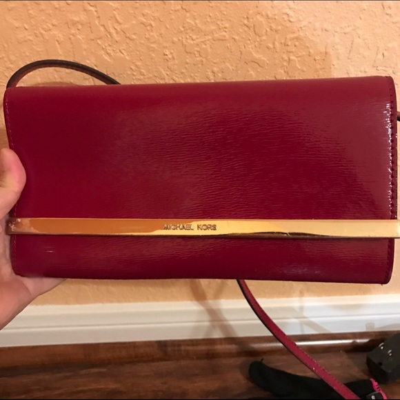 Cute red cross body handbag