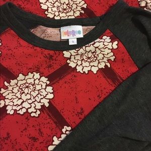 Small Red Randy with white flowers