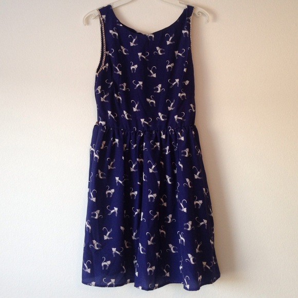 Cat patterned dress sz 3 from Macy's