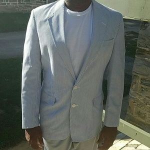 MENS SEERSUCKER BLAZER