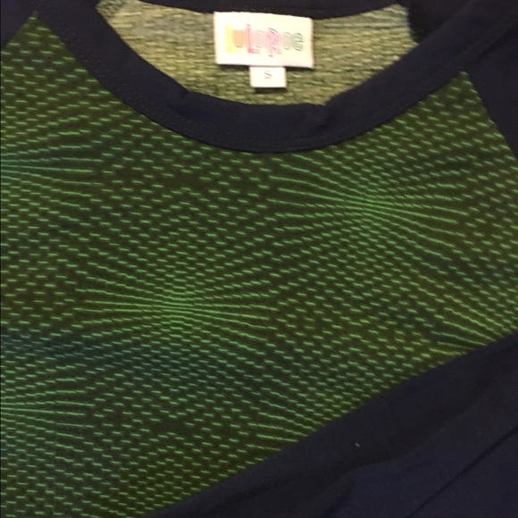 Small randy by Lularoe green/navy