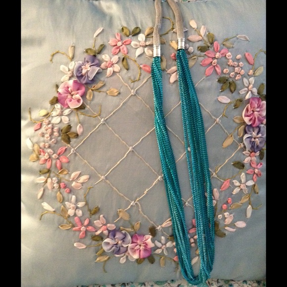 Blue Chain Necklace