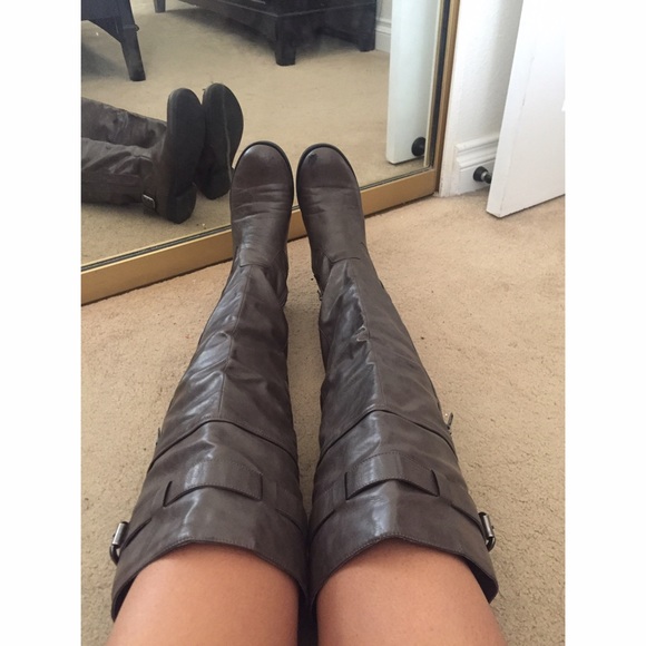 Madden Girl brown over the knee boots