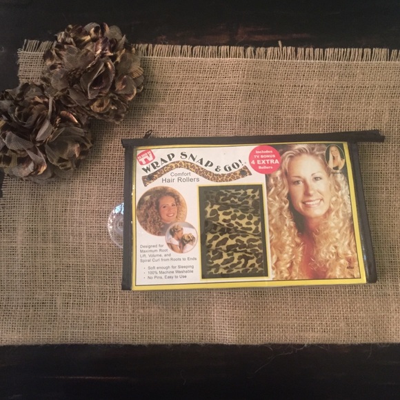 ❤️Wrap snap and go hair rollers