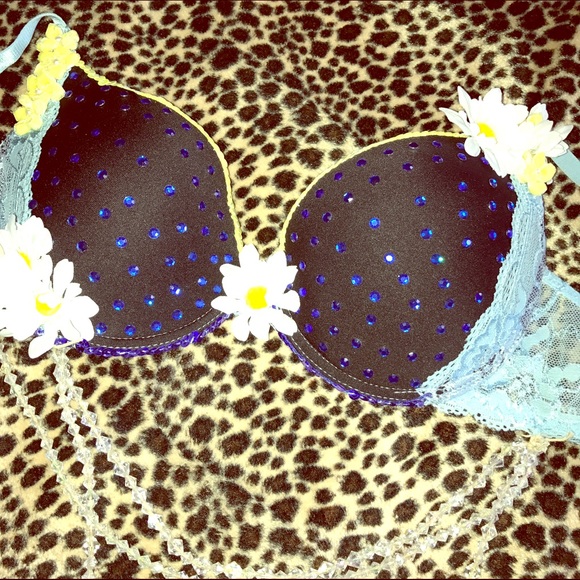 NWOT hand made  festival rave bra
