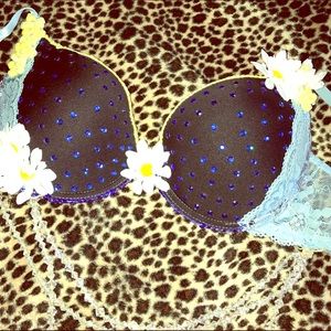 NWOT hand made  festival rave bra