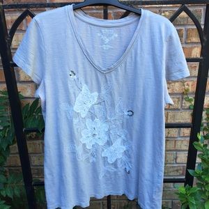 Sonoma long embellished tee