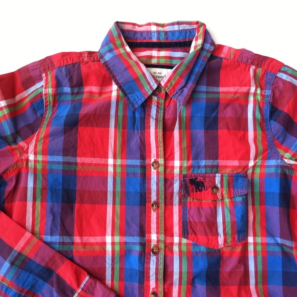 Abercrombie Plaid Shirt, NWOT - Picture 6 of 9